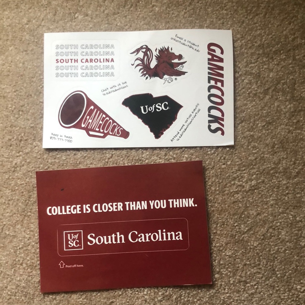 University of South Carolina stickers